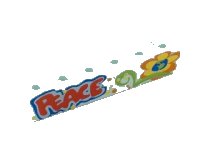 LEGO part Brick 1 x 6 with 'PEACE' and Flower Pattern 3009pb151