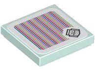 LEGO part Tile 2 x 2 with Super Mario Scanner Code Ice Bro Pattern (Sticker) - Set 71413 3068pb2177
