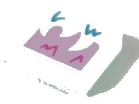 LEGO part Tile 1 x 1 with Bright Pink Fur with Dark Pink and Medium Blue Highlights Pattern 3070pb209