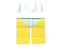 LEGO onderdeel Hips and Yellow Legs with Light Aqua Leotard / Swimsuit Bottom Pattern 970c03pb19