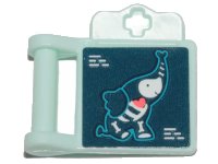 LEGO onderdeel Friends Accessories Medical Clipboard with Bar Handle with Elephant X-Ray Pattern (Sticker) - Set 41424 98393bpb06