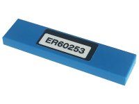 LEGO part Tile 1 x 4 with 'ER60253' Pattern (Sticker) - Set 60253 2431pb0626