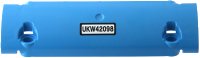 LEGO part Technic, Panel Curved 11 x 3 with Black 'UKW42098' on White Background Pattern (Sticker) - Set 42098 62531pb047