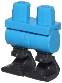 LEGO onderdeel Hips and Pearl Dark Gray Prosthetic Legs 970d56
