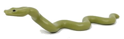 LEGO onderdeel Snake, Large with Raised Head with Black Eyes Pattern (HP Nagini) (38801pb01)