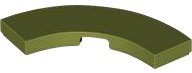 LEGO part Tile, Round Corner 3 x 3 Macaroni 79393