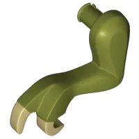 LEGO onderdeel Dinosaur Leg Small (Front) Tyrannosaurus rex with Tan Claws Pattern - Left 98058pb01