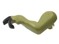 LEGO part Dinosaur Leg Small (Front) Tyrannosaurus rex with Black Claws Pattern - Left 98058pb02