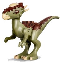 LEGO onderdeel Dinosaur Stygimoloch with Reddish Brown Back and Dark Brown Spots styg02