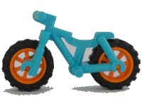 LEGO part Bicycle Heavy Mountain Bike with Orange Wheels and Black Tires (36934 / 50862 / 50861) 36934c06
