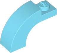LEGO part Arch 1 x 3 x 1 2/3 Curved Top 5843