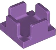 LEGO part Container, Box 2 x 2 x 1 Half with 4 Side Supports 3130