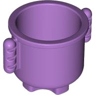 LEGO part Duplo Utensil Kettle with Closed Ridged Handles 2 x 2 x 1 1/2 (5729)