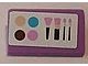 LEGO part Slope 30 1 x 2 x 2/3 with Paintbox and Makeup Brushes Pattern (Sticker) - Set 3187 85984pb068