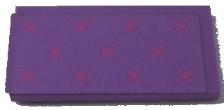 LEGO part Tile 2 x 4 with Magenta Stars Pattern (Sticker) - Set 41055 (87079pb0518)