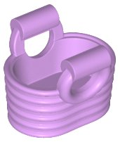 LEGO part Minifigure, Utensil Basket - Flexible Rubber 93092