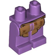 LEGO onderdeel Hips and Legs with Medium Nougat Apron Pattern (970c00pb1244)