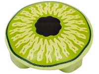 LEGO part Piastra, Rotonda 2 x 2 con Fondo Arrotondato e Occhio Verde Lime e Nero Pattern 2654pb011