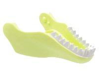 LEGO part Dinosaur Jaw Lower Tyrannosaurus rex with White Teeth Pattern 98057pb02