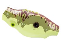 LEGO onderdeel Dinosaur Body Tyrannosaurus rex with Olive Green Top with Dark Red Stripes Pattern 98160c07pb01