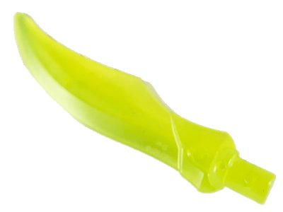 LEGO part Minifigure, Weapon Sword Curved Blade with Bar (37341a)