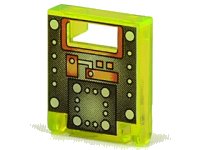 LEGO onderdeel Container, Box 2 x 2 x 2 Door with Slot with White Circles and Stingrays Mechanical Pattern 4346px6