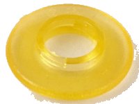 LEGO part Clikits Bead, Ring Thin Large with Hole with Low Connector 45472