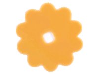 LEGO part Clikits, Icon Accent Rubber Flower 10 Petals 5 3/8 x 5 3/8 46470