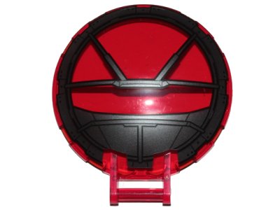 LEGO part Dish 6 x 6 Inverted with Bar Handle with SW Sith TIE Fighter Cockpit Pattern (18675pb19)