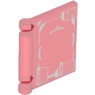 LEGO part Minifigure, Utensil Book Cover with Display Pattern 24093pb022