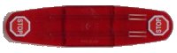 LEGO part Duplo, Train Action Brick Intelli-Train with Stop Sign Pattern on Both Ends 42386pb01