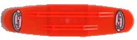 LEGO part Duplo, Train Action Brick Intelli-Train with Black 'Cargo' on White Oval with Silver Curved Arrow Pattern on Both Ends 42392pb01