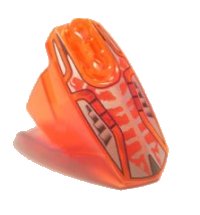 LEGO part Hero Factory Armor with Ball Joint Socket - Size 5 with Beast Pattern (Fangz) 90639pb016
