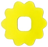 LEGO part Clikits, Icon Accent Rubber Flower 10 Petals 2 3/4 x 2 3/4 46468
