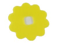 LEGO part Clikits, Icon Accent Rubber Flower 10 Petals 4 1/8 x 4 1/8 46469