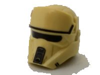 LEGO onderdeel Minifigure, Headgear Helmet SW Scarif Stormtrooper Pattern 27090pb02