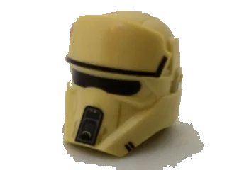 LEGO onderdeel Minifigure, Headgear Helmet SW Scarif Stormtrooper Pattern (27090pb02)
