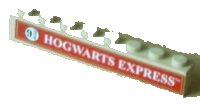 LEGO part Brick 1 x 8 with Red Hogwarts Express Platform 9 3/4 Pattern (Sticker) - Set 4708 3008pb042