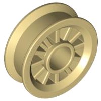LEGO part Ruota Raggiata 2 x 2 con Foro Perno 30155