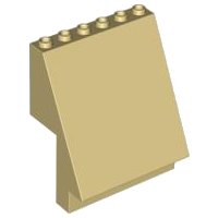 LEGO part Panel 4 x 6 x 6 Sloped 30156