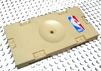 LEGO part Sports Field Section 8 x 16 with NBA Logo Pattern (Sticker) - Sets 3432 / 3433 30489pb03