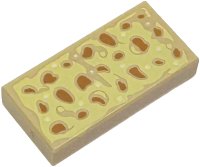 LEGO part Tile 1 x 2 with Chocolate Box Pattern - set 21359 3069pb1332