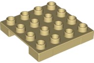 LEGO part Duplo Loading Pallet 4 x 4 Indented Side 47415