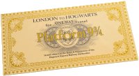 LEGO part Tile 8 x 16 with Bottom Tubes, Textured Surface with Hogwarts Express Train Ticket Platform 9¾ Pattern 90498pb34