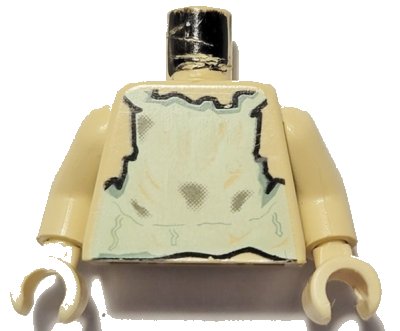 LEGO onderdeel Torso Harry Potter Dobby Pattern / Tan Arms / Tan Hands (973pb0094c01)