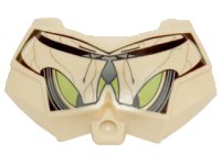 LEGO part Large Figure Chest Armor Small with SW General Grievous Dark Gray and Lime Pattern 98603pb022