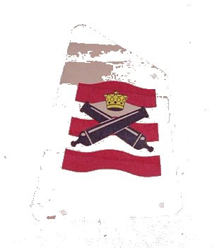 LEGO onderdeel Cloth Sail 2 with Crossed Cannons Pattern (sailbb09)