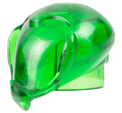 LEGO onderdeel Minifigure, Headgear Helmet Round Bubble (30214)