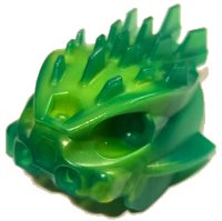 LEGO onderdeel Bionicle Head, Barraki Ehlek with Marbled Lime Pattern 57553pb01