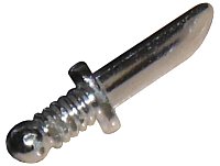 LEGO part Minifigure, Weapon Knife 44658a